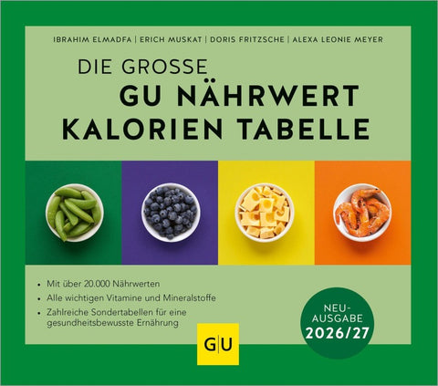 Die große GU Nährwert-Kalorien-Tabelle 2026/27