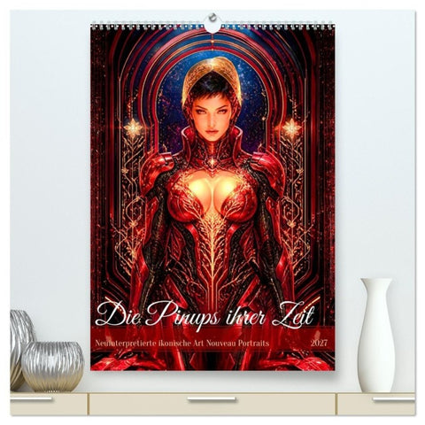 Die Pinups ihrer Zeit (hochwertiger Premium Wandkalender 2027 DIN A2 hoch), Kunstdruck in Hochglanz