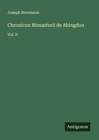 Chronicon Monasterii de Abingdon