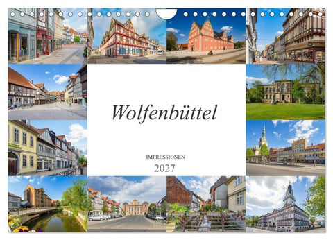 Wolfenbüttel Impressionen (Wandkalender 2027 DIN A4 quer), CALVENDO Monatskalender