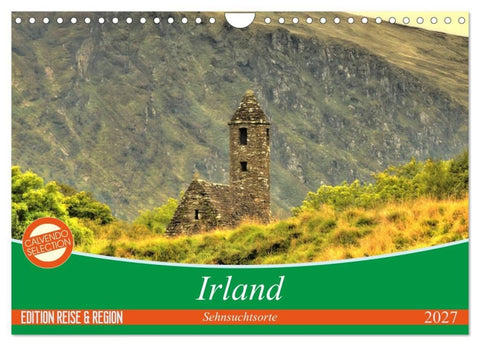 Irland - Sehnsuchtsorte 2027 (Wandkalender 2027 DIN A4 quer), CALVENDO Monatskalender