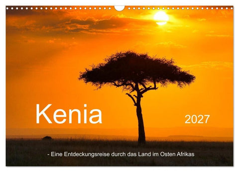 Kenia - Eine Entdeckungsreise durch das Land im Osten Afrikas (Wandkalender 2027 DIN A3 quer), CALVENDO Monatskalender