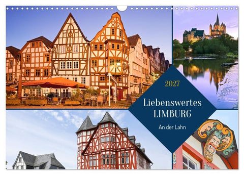 Liebenswertes Limburg (Wandkalender 2027 DIN A3 quer), CALVENDO Monatskalender
