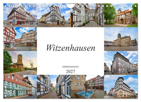 Witzenhausen Impressionen (Wandkalender 2027 DIN A4 quer), CALVENDO Monatskalender