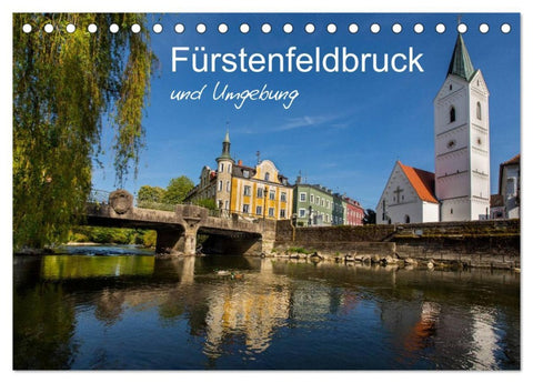Fürstenfeldbruck und Umgebung (Tischkalender 2026 DIN A5 quer), CALVENDO Monatskalender