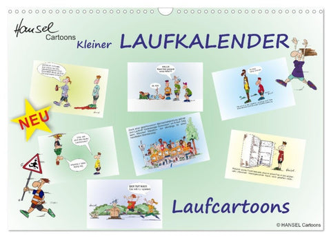 HANSELs kleiner Laufkalender (Wandkalender 2027 DIN A3 quer), CALVENDO Monatskalender