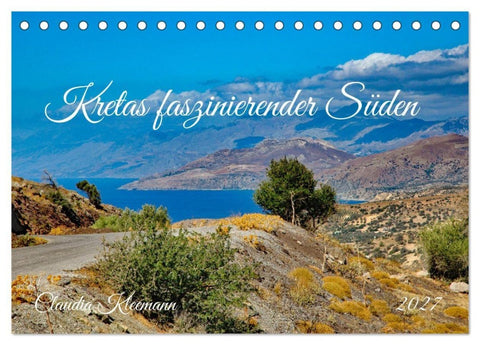 Kretas faszinierender Süden (Tischkalender 2027 DIN A5 quer), CALVENDO Monatskalender