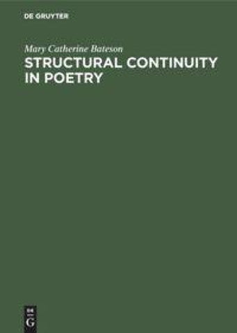 Structural continuity in poetry