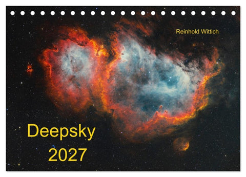 Deepsky 2027 (Tischkalender 2027 DIN A5 quer), CALVENDO Monatskalender
