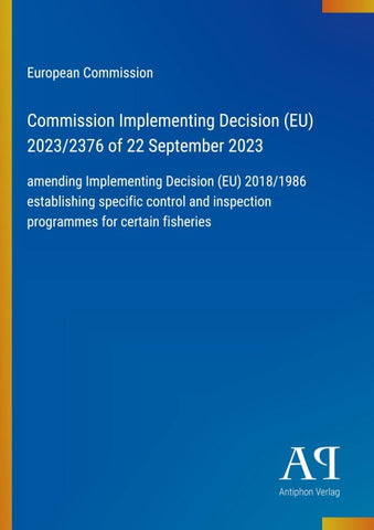 Commission Implementing Decision (EU) 2023/2376 of 22 September 2023