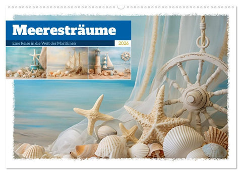 Meeresträume (Wandkalender 2026 DIN A2 quer), CALVENDO Monatskalender
