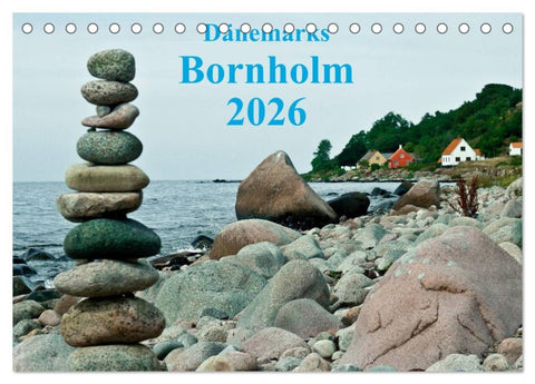 Dänemarks Bornholm 2026 (Tischkalender 2026 DIN A5 quer), CALVENDO Monatskalender