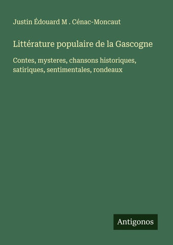 Littérature populaire de la Gascogne