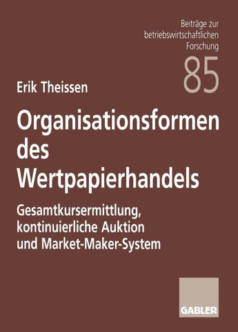 Organisationsformen des Wertpapierhandels