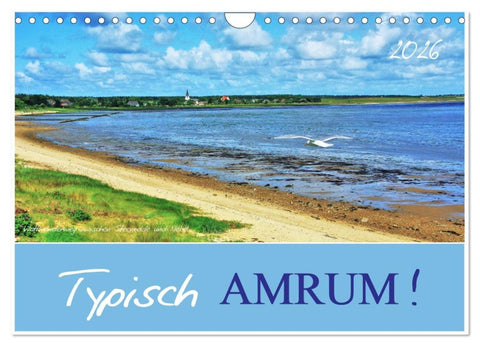 Typisch Amrum! (Wandkalender 2026 DIN A4 quer), CALVENDO Monatskalender