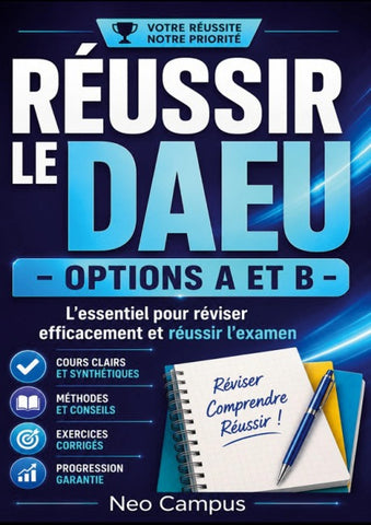 Réussir le DAEU options a et b