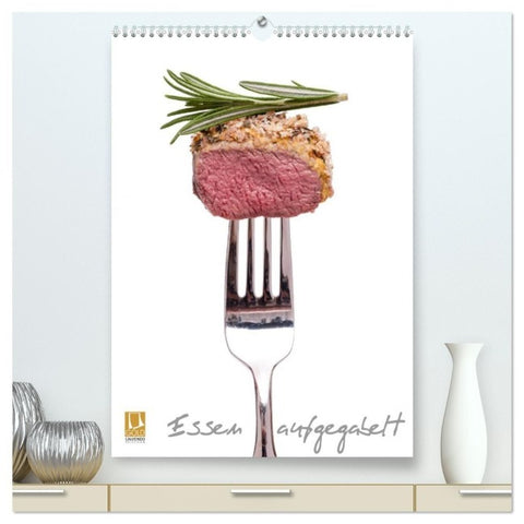 Essen aufgegabelt (hochwertiger Premium Wandkalender 2027 DIN A2 hoch), Kunstdruck in Hochglanz