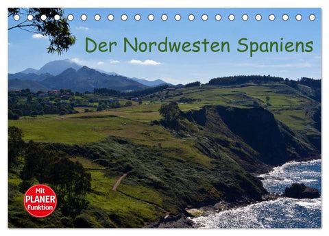 Der Nordwesten Spaniens (Tischkalender 2026 DIN A5 quer), CALVENDO Monatskalender
