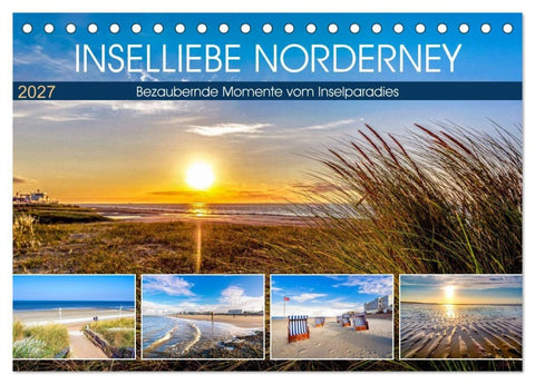 INSELLIEBE NORDERNEY (Tischkalender 2027 DIN A5 quer), CALVENDO Monatskalender