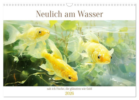 Neulich am Wasser (Wandkalender 2026 DIN A3 quer), CALVENDO Monatskalender