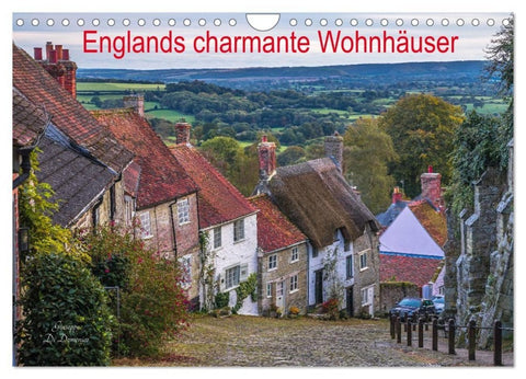 Englands charmante Wohnhäuser (Wandkalender 2027 DIN A4 quer), CALVENDO Monatskalender