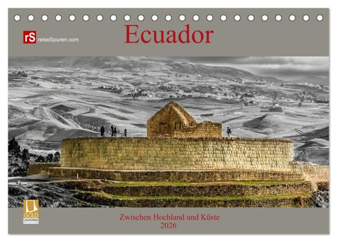 Ecuador 2026 Zwischen Hochland und Küste (Tischkalender 2026 DIN A5 quer), CALVENDO Monatskalender