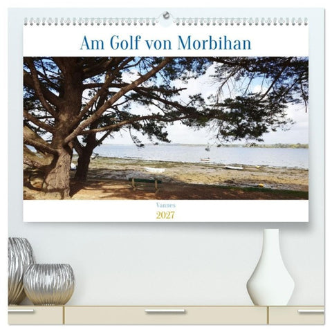 Am Golf von Morbihan (hochwertiger Premium Wandkalender 2027 DIN A2 quer), Kunstdruck in Hochglanz