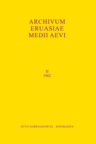 Archivum Eurasiae Medii Aevi II (1982)