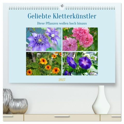 Geliebte Kletterkünstler (hochwertiger Premium Wandkalender 2027 DIN A2 quer), Kunstdruck in Hochglanz