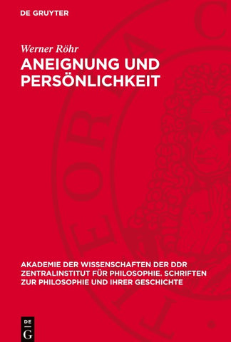 Aneignung und Persönlichkeit