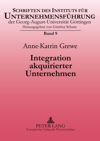 Integration akquirierter Unternehmen