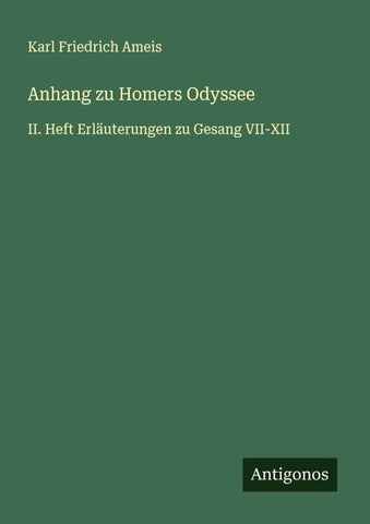 Anhang zu Homers Odyssee