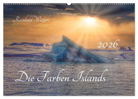 Die Farben Islands (Wandkalender 2026 DIN A2 quer), CALVENDO Monatskalender