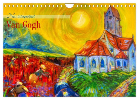 Van Gogh - neu interpretiert (Wandkalender 2027 DIN A4 quer), CALVENDO Monatskalender