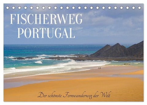 Fischerweg Portugal (Tischkalender 2027 DIN A5 quer), CALVENDO Monatskalender