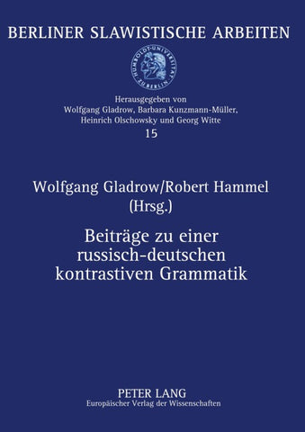 Beiträge zu einer russisch-deutschen kontrastiven Grammatik