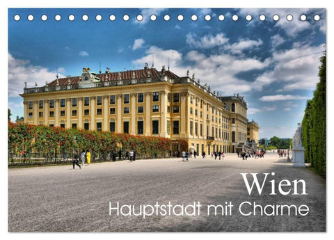 Wien - Haupstadt mit Charme (Tischkalender 2027 DIN A5 quer), CALVENDO Monatskalender
