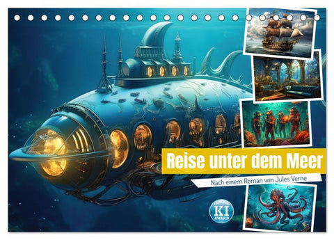 Reise unter dem Meer (Tischkalender 2026 DIN A5 quer), CALVENDO Monatskalender