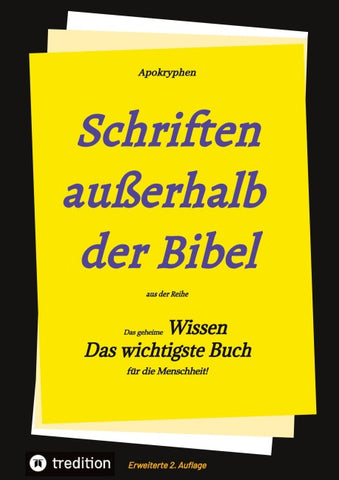 2.Aufl. Apokryphen - Schriften außerhalb der Bibel.