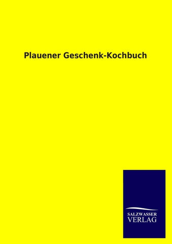 Plauener Geschenk-Kochbuch