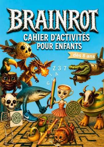 Brainrot:  Cahier d'activités  pour enfants dès 8 ans.