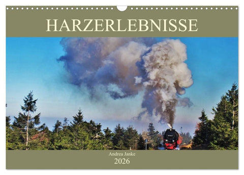 Harzerlebnisse (Wandkalender 2026 DIN A3 quer), CALVENDO Monatskalender