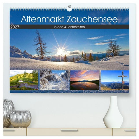 Altenmarkt Zauchensee (hochwertiger Premium Wandkalender 2027 DIN A2 quer), Kunstdruck in Hochglanz