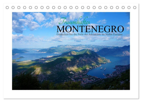Traumhaftes Montenegro - Entdecken Sie die Perle der Adria im Süden Europas (Tischkalender 2026 DIN A5 quer), CALVENDO Monatskalender