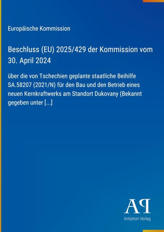 Beschluss (EU) 2025/429 der Kommission vom 30. April 2024
