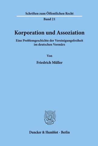 Korporation und Assoziation.