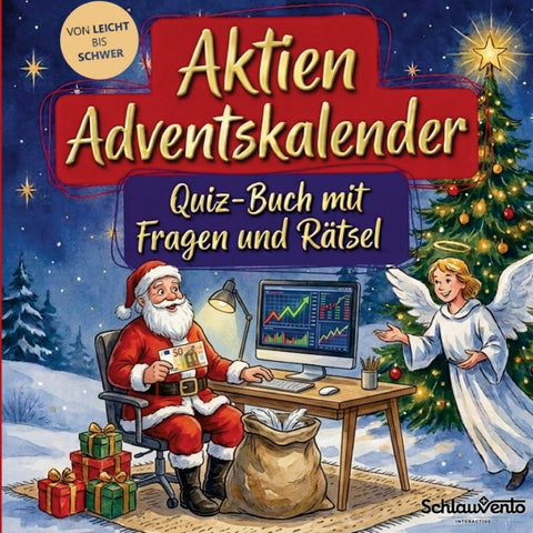 Aktien-Adventskalender: Quiz-Buch mit Fragen und Rätsel