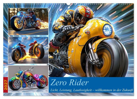 Zero Rider (Wandkalender 2027 DIN A2 quer), CALVENDO Monatskalender