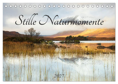 Stille Naturmomente (Tischkalender 2027 DIN A5 quer), CALVENDO Monatskalender