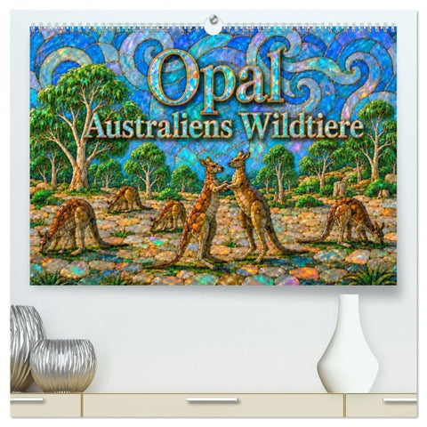 Opal - Australiens Wildtiere (hochwertiger Premium Wandkalender 2027 DIN A2 quer), Kunstdruck in Hochglanz